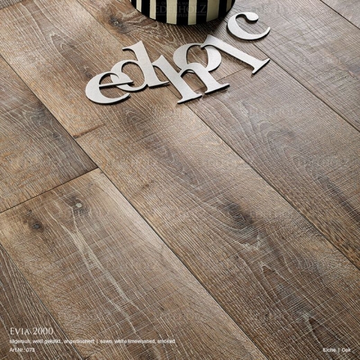 Precious wood triplet surface 073 Oak plank in country 14 x180mm per sqm