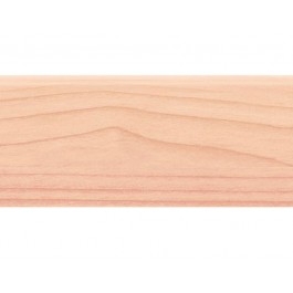 Skirting board maple approx. 21x55mm rounded, chamfered per running meter