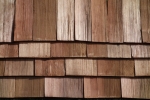 Western Red Cedar shingles 45cm long in a bundle with 9.5 meters width