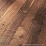 Massivholzdiele Nussbaum (amerikanisch black walnut) je qm.