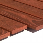 Thermo ash for terrace smooth edge board 20x130mm per running meter.