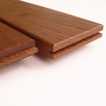 Thermo ash for terrace smooth edge board 20x130mm per running meter.