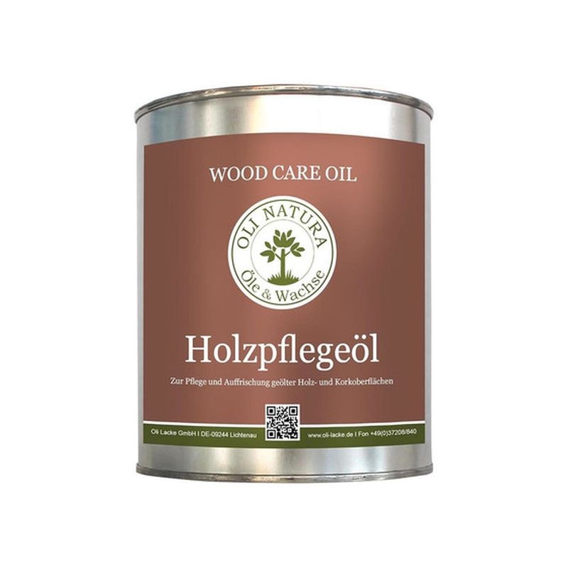 Holzpflegeöl von Oli für die Nachbehandlung von Massivböden je 1L Gebinde